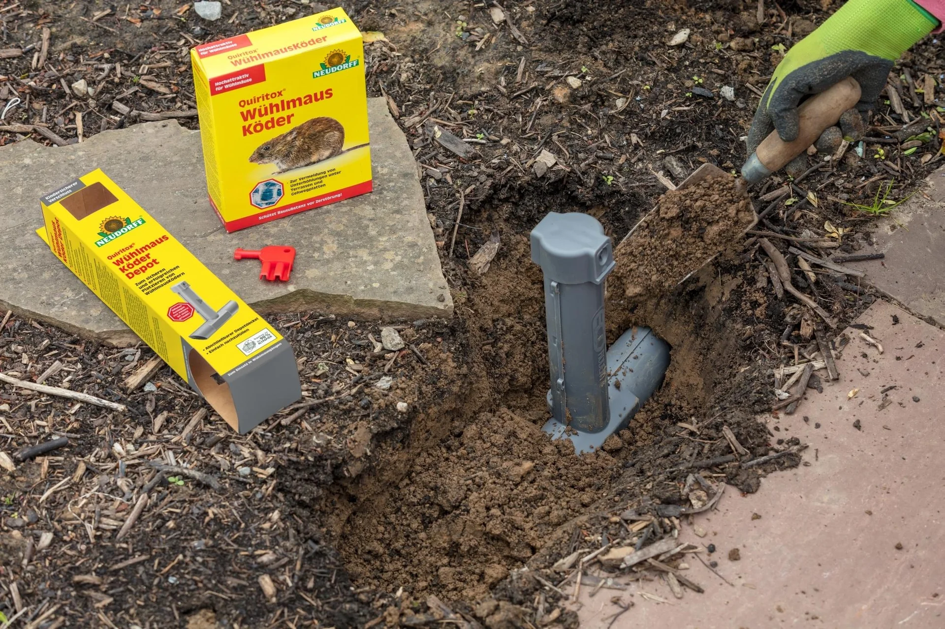 Quiritox Wühlmausköder Depot - 5