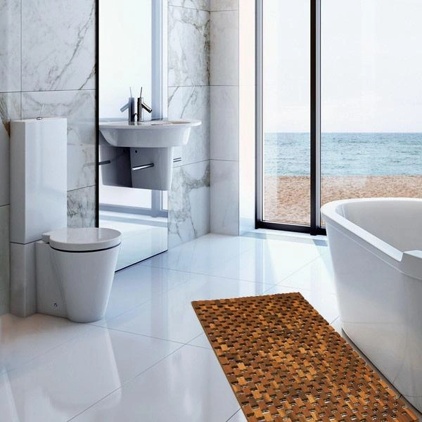 Badematte - Duschvorleger Bali | 80 x 50cm | Akazienholz | FSC-Label - 5