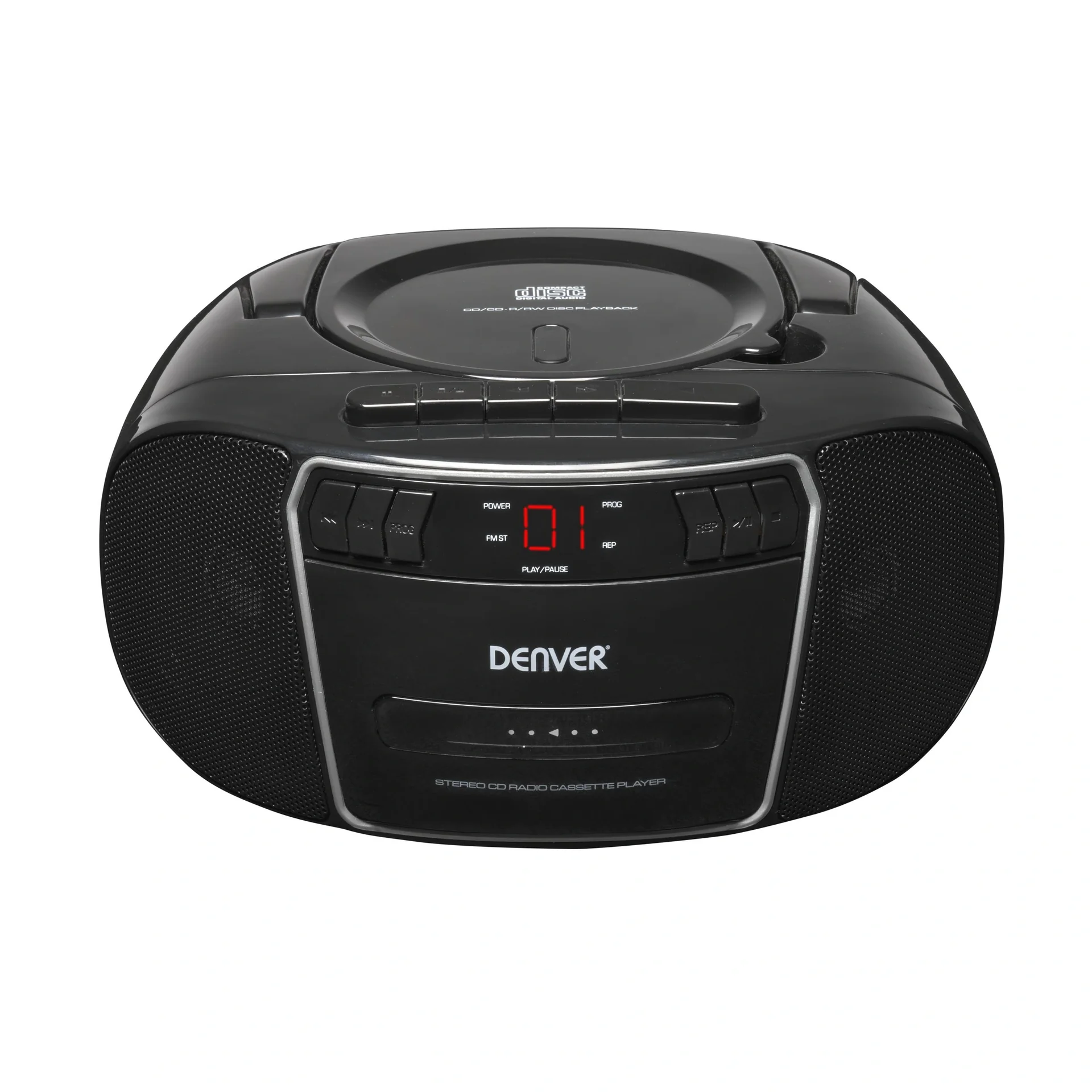 Tragbarer CD-Player mit Kassette, Radio und Aux-Eingang TCP-40 - 8