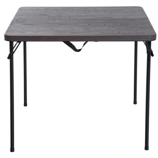 Klapptisch Campingtisch 86x86cm Metall Kaffeebraun - 10