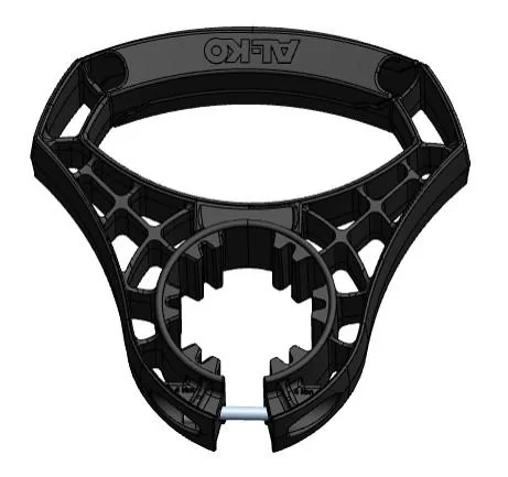 Rangiergriff für Stützrad, Ø 60 mm - 4