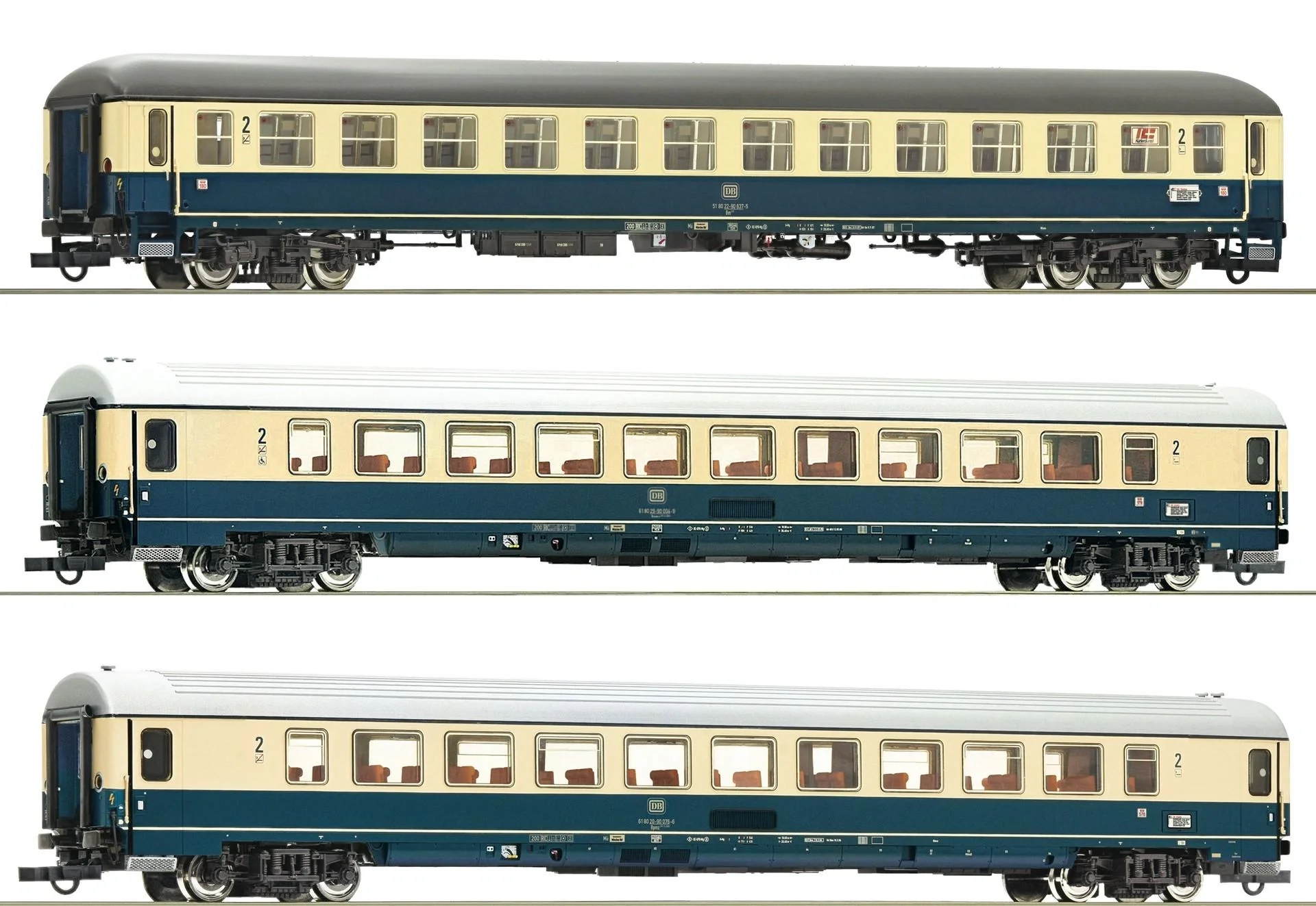Wagenset 2, 3-teilig: EC 24  Erasmus , DB - 1