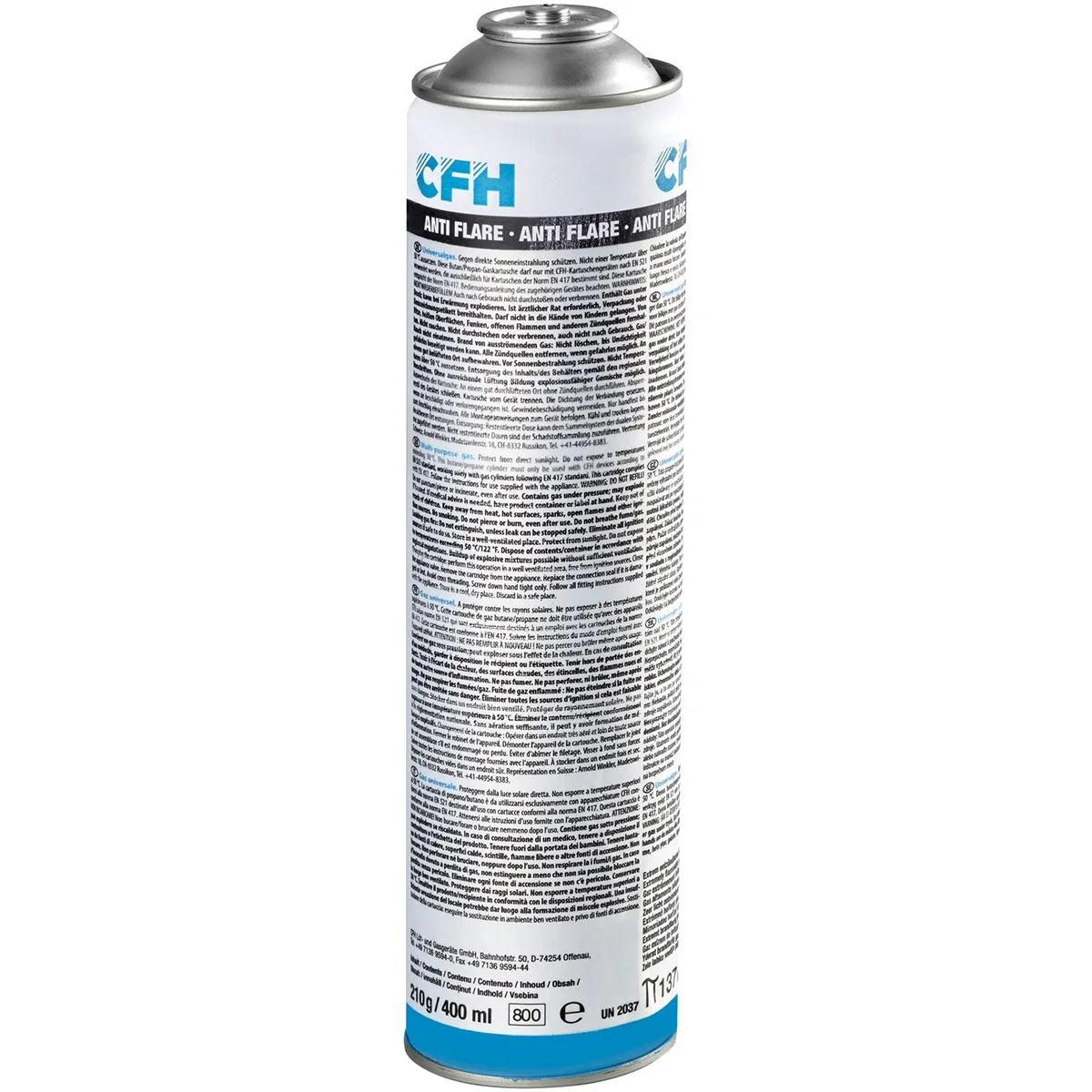 Luxus-Lötbrenner 800°C mit zusätzlicher Gasflasche 360° drehbar - 4