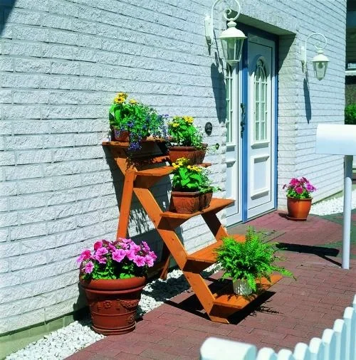 Blumentreppe klein, imprägniert - 2