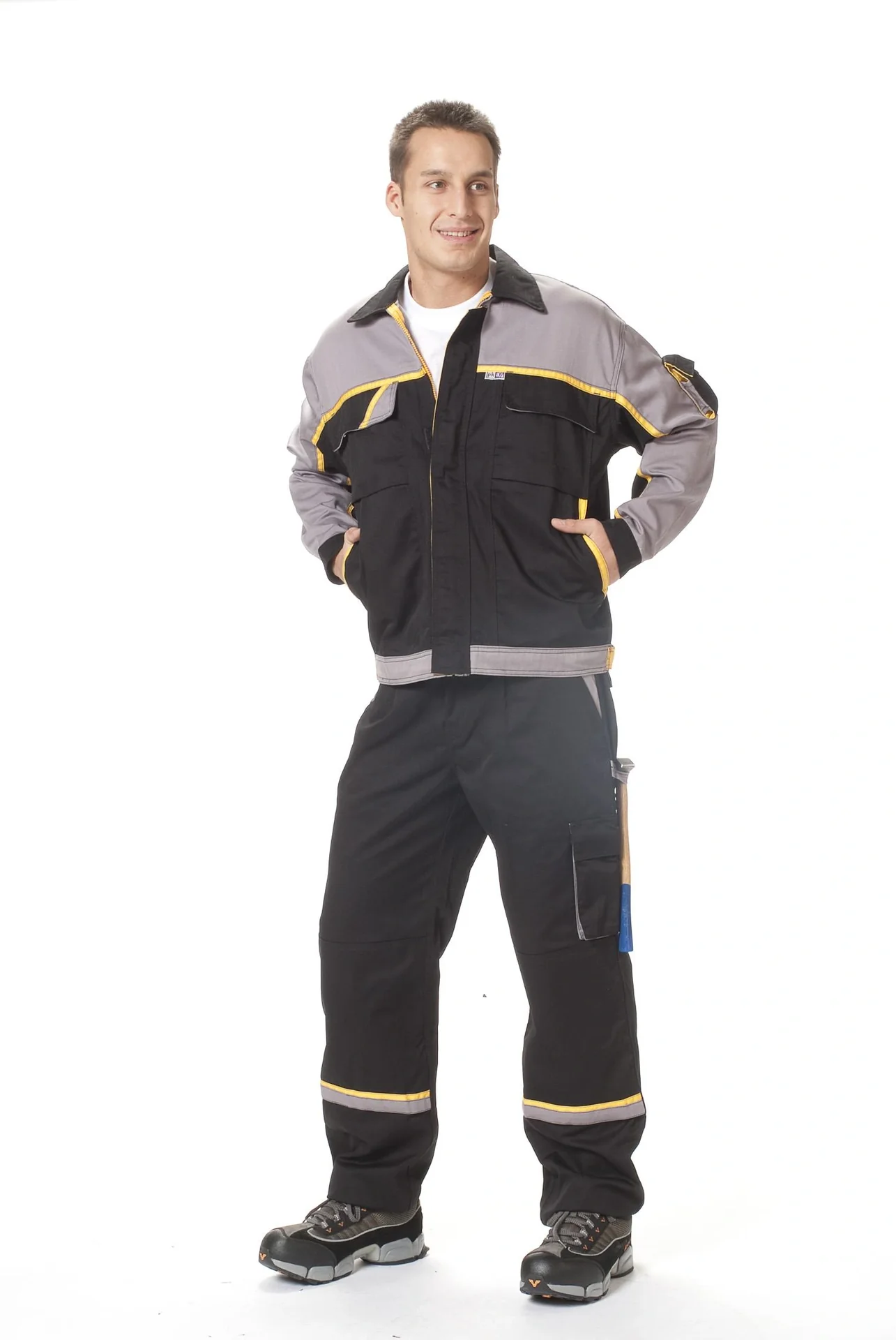 Arbeits Blouson, Farbe schwarz/grau, Gr.46 - 4