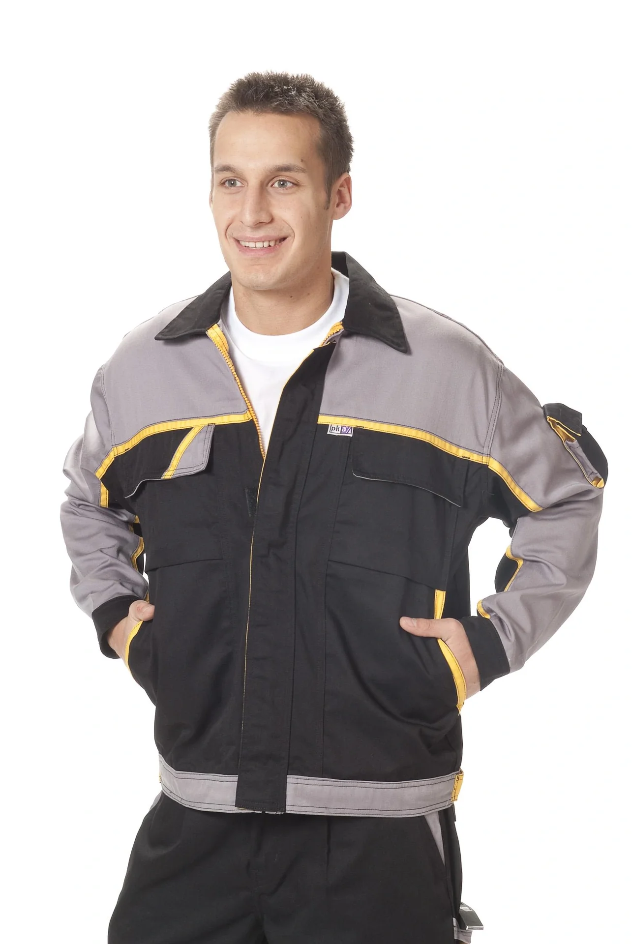 Arbeits Blouson, Farbe schwarz/grau, Gr.48 - 4