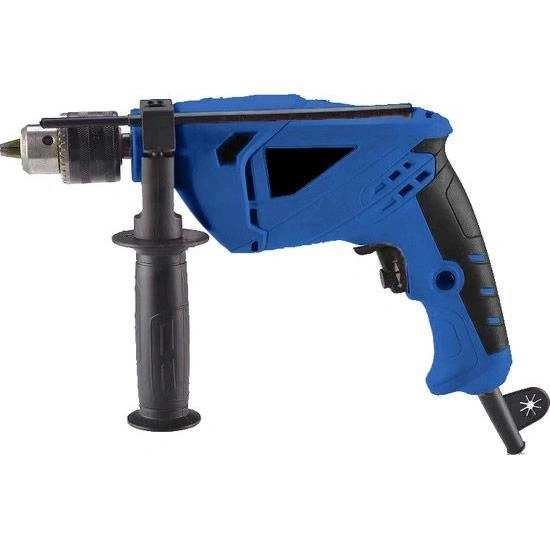 Schlagbohrmaschine - 230V - 710W - Drehzahlregler - Hammer- und Bohrfunktion - mit Tiefenmaßstab - Zusatzhandgriff - 1