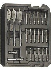 Bohrer- und Bit Satz 122-teilig im Koffer - 8