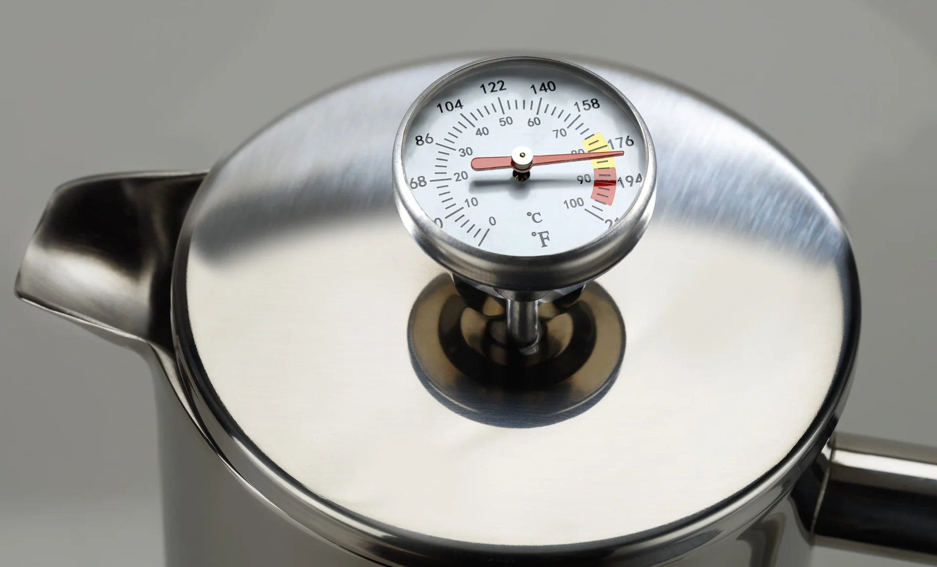 Thermo Kaffeezubereiter French Press, Edelstahl - 4