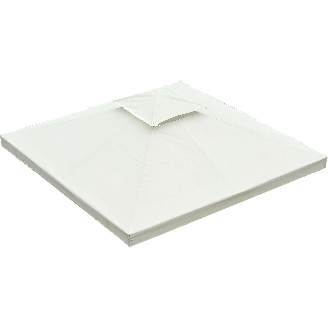 Ersatzdach 3x3m creme Dach für Metallpavillon - 4