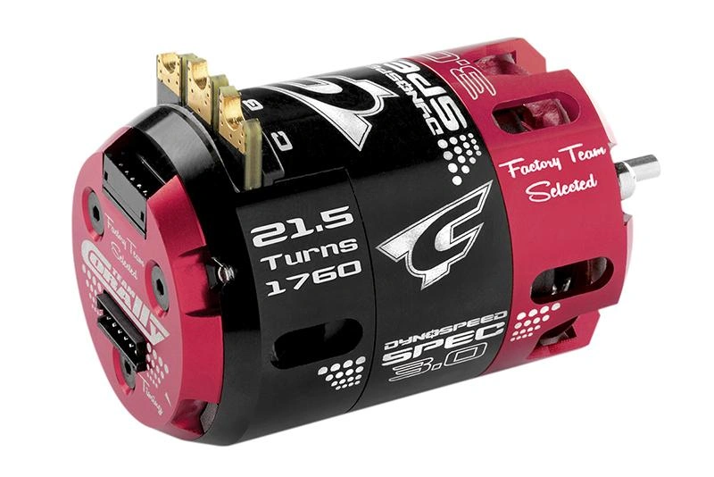 Wettbewerbs Brushless Motor Dynospeed SPEC 3.0 - 1/10 Sensored - Stock - 2-Polig - 21.5 Turns - 1760 KV - 2