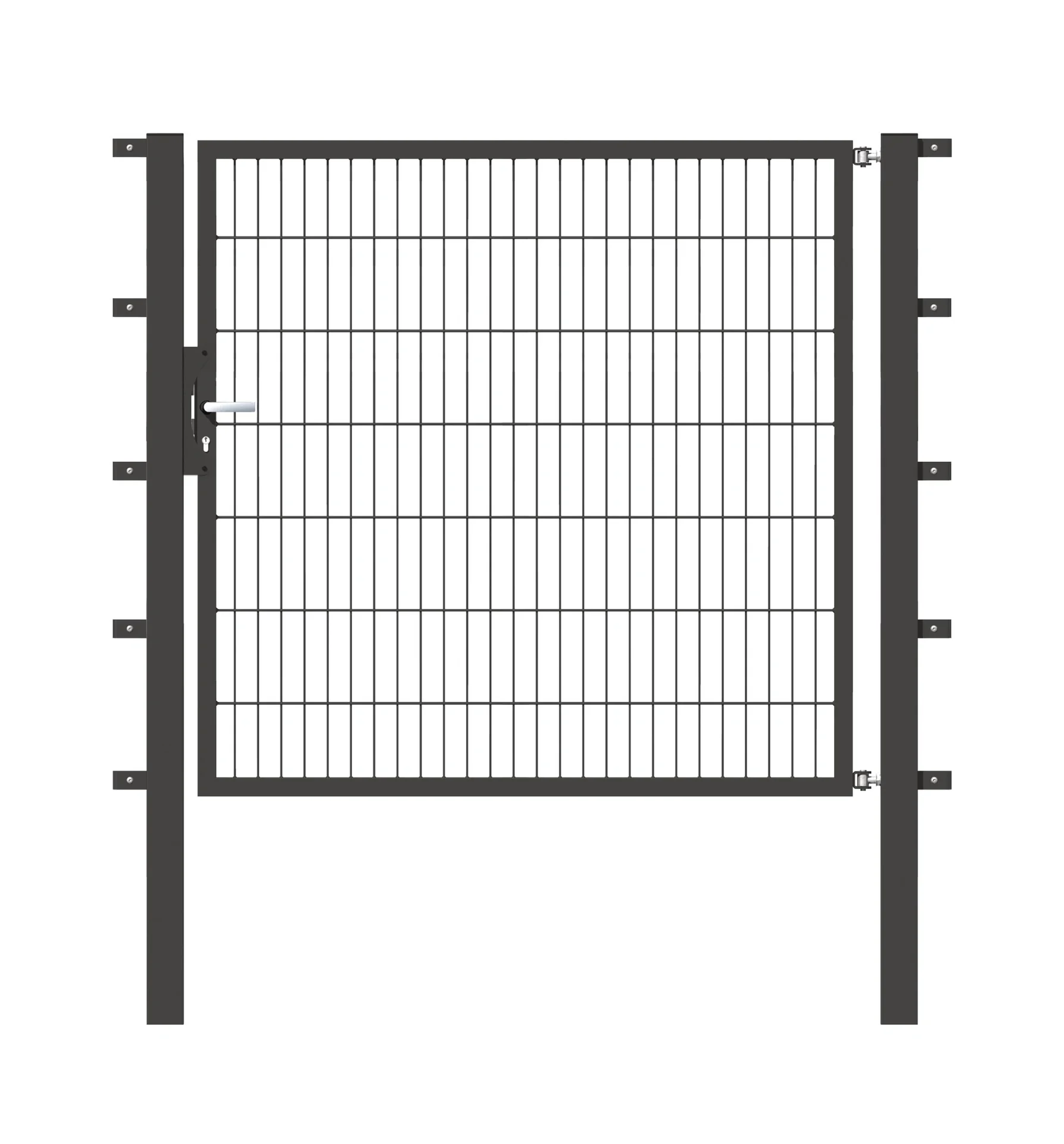 Einzeltor Flexo mit Zubehör, anthrazit/ Breite 150 cm, Höhe 140 cm - 3