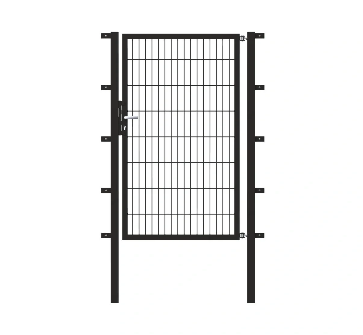 Einzeltor Flexo mit Zubehör, anthrazit/ Breite 150 cm, Höhe 120 cm - 3