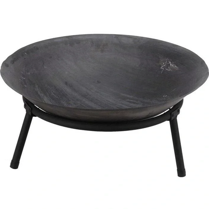 Feuerschale aus Gusseisen - auf Ständer - Ø 50cm - schwarz - 1