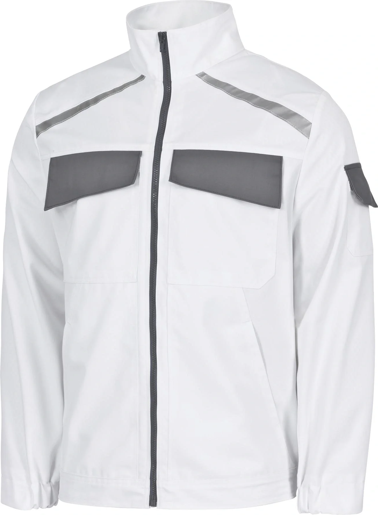 Berufsjacke EXTREME, weiss-grau, Gr. L - 1