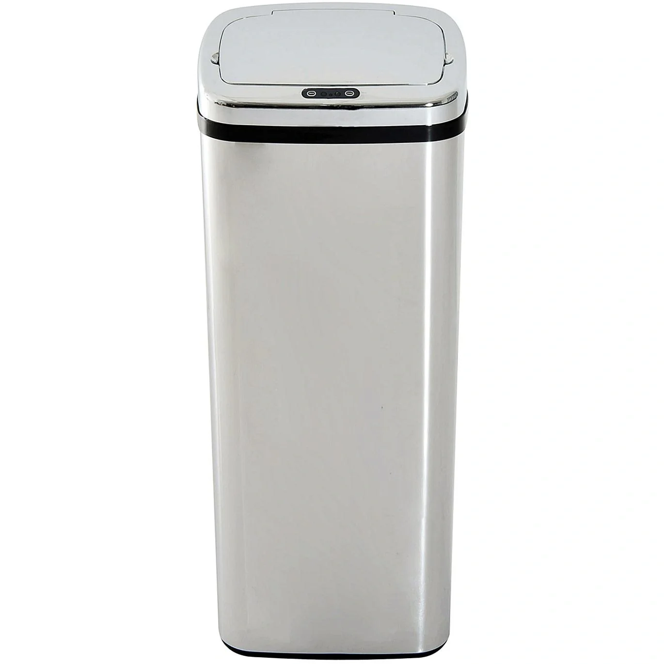 Mülleimer Automatik mit Sensor Edelstahl 50L Silber - 2