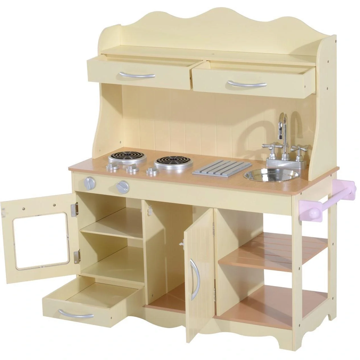 Kinderküche Spielküche Kinderspielküche gelb - 8