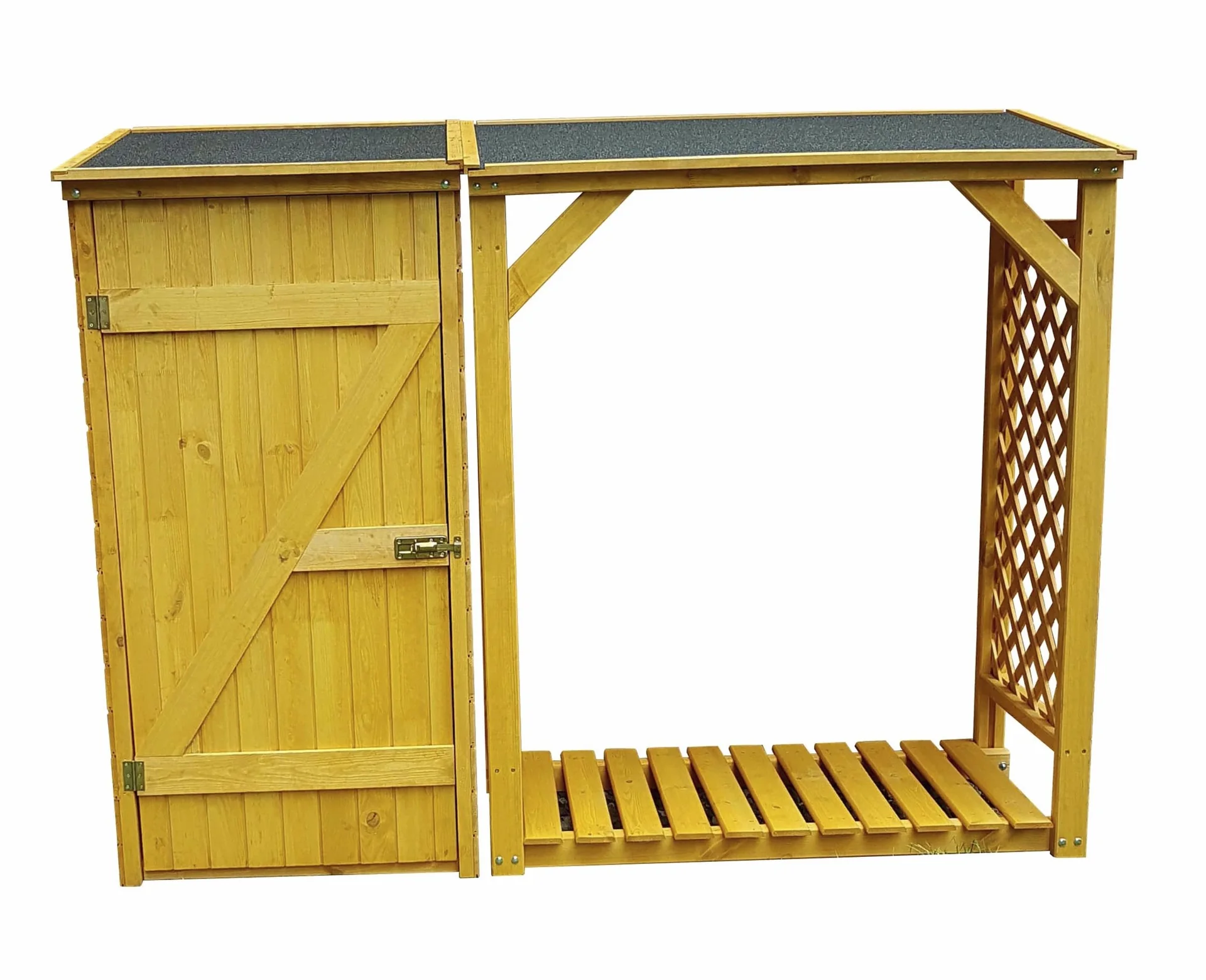 Kaminholzkombination "Speyer", honigbraun - 3