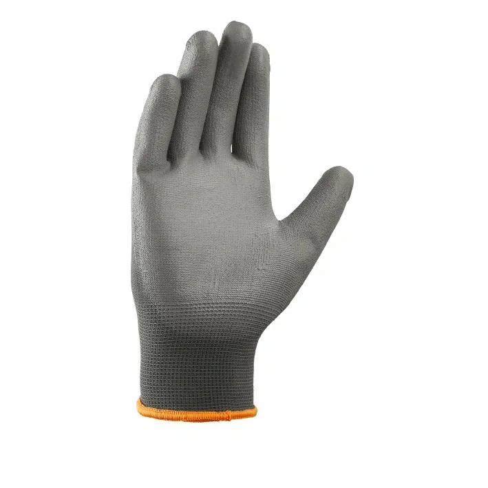 Polyester-Strickhandschuh POLYURETHAN BESCHICHTET, grau - 3