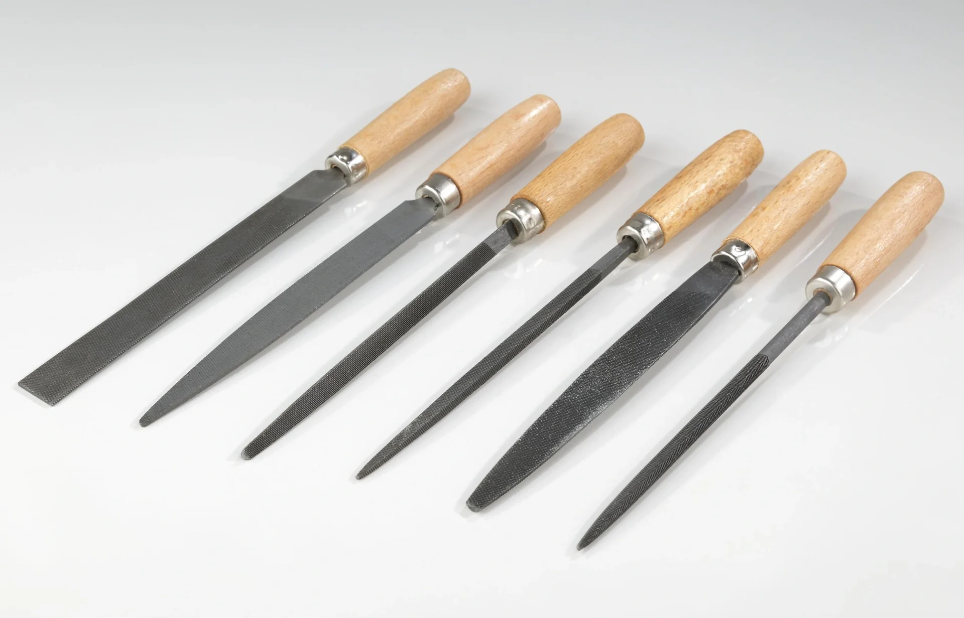 Schlüsselfeilensatz in Blechkassette 6-teilig - 6