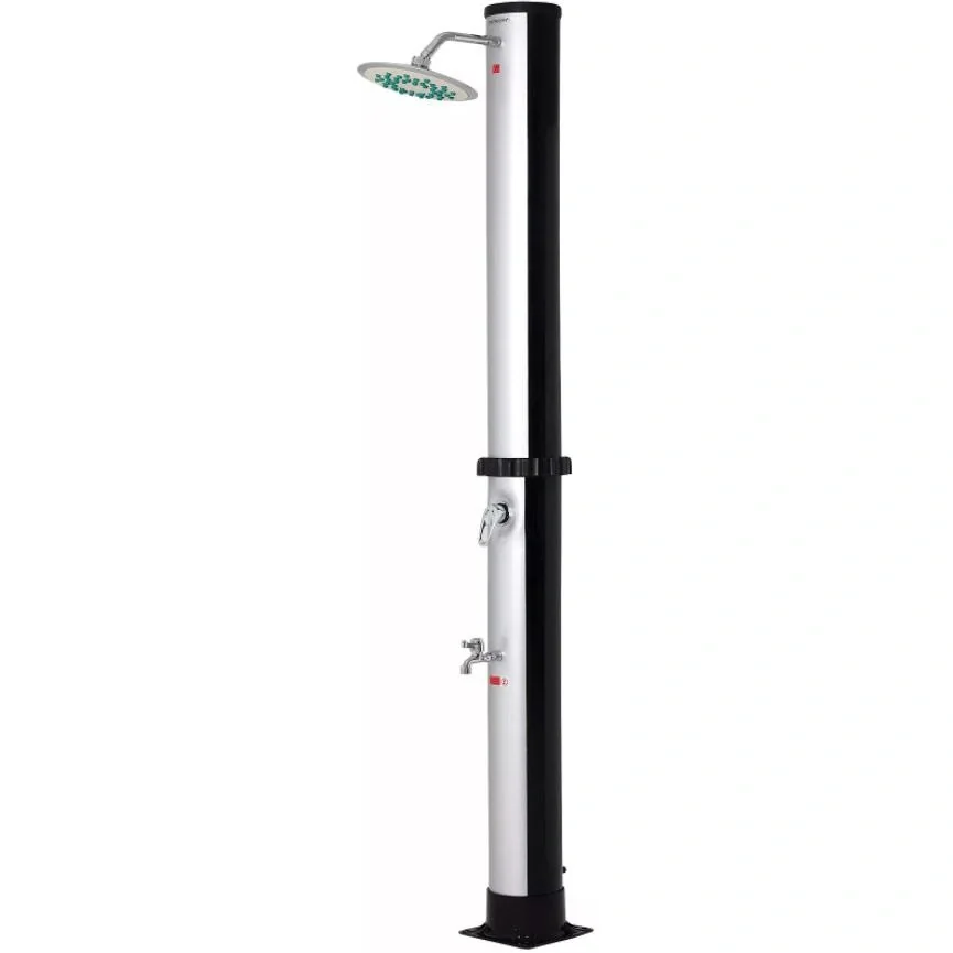 Gartendusche auf Solarenergie - bis zu 60° Erwärmung - 35L- Einfach und UV-beständig - 6