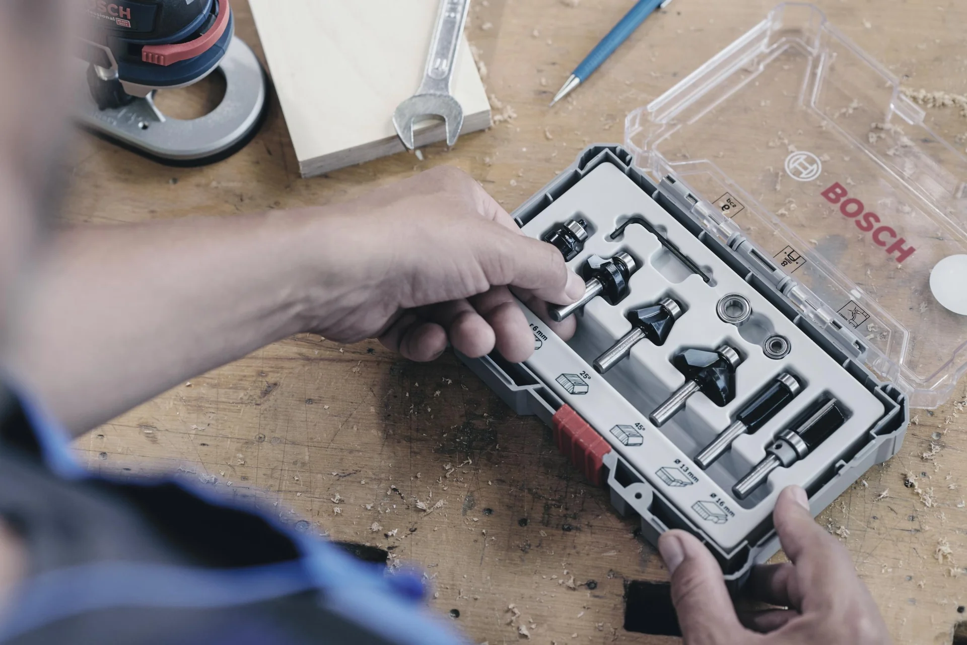 Mixed Fräser Set 8 mm Schaft, 15-teilig - 5