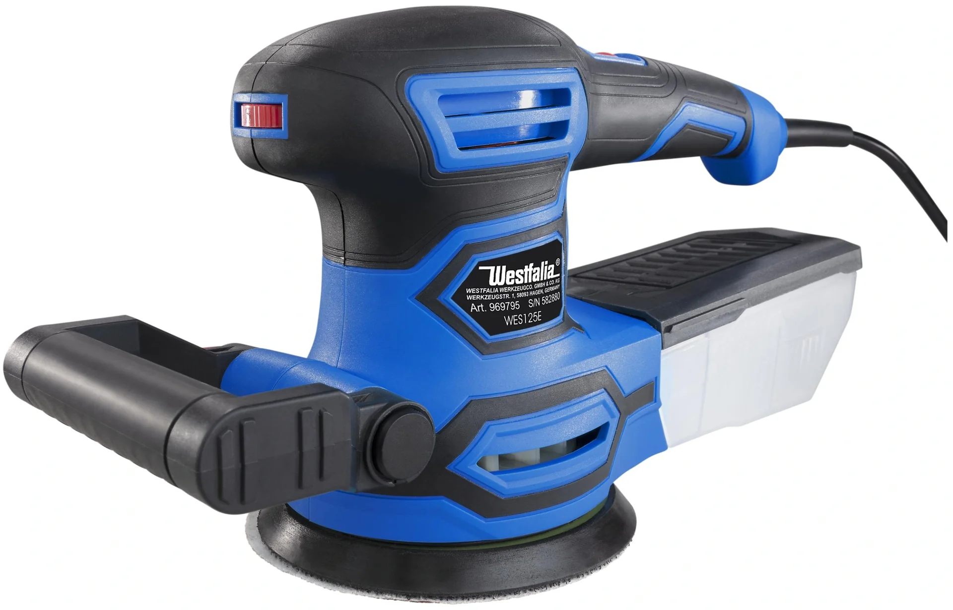 Exzenterschleifer WES125E, 450 Watt - 3