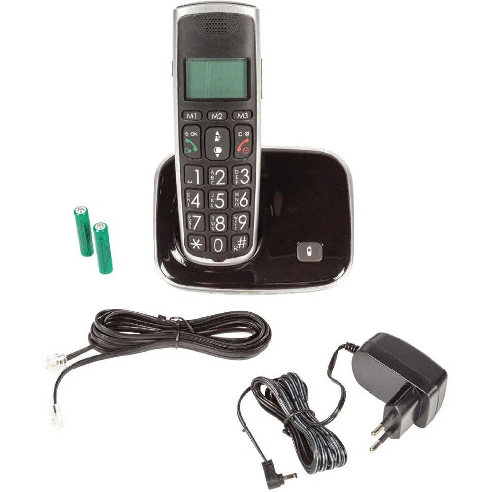 DECT-Telefon Schwarz/Silber - 3