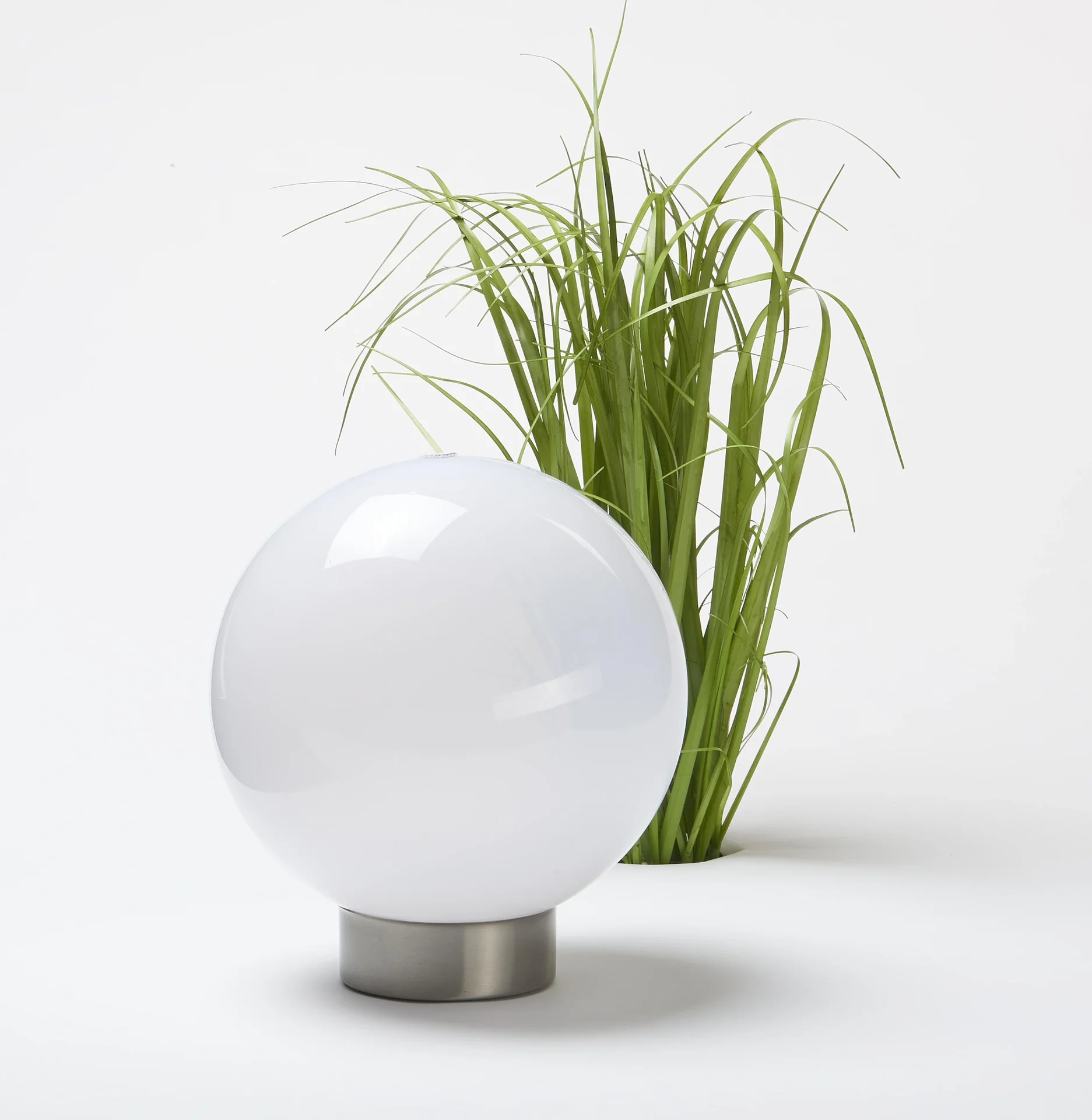 Solar Kugel mit weißer und Farbwechsel LED - 20cm - 6