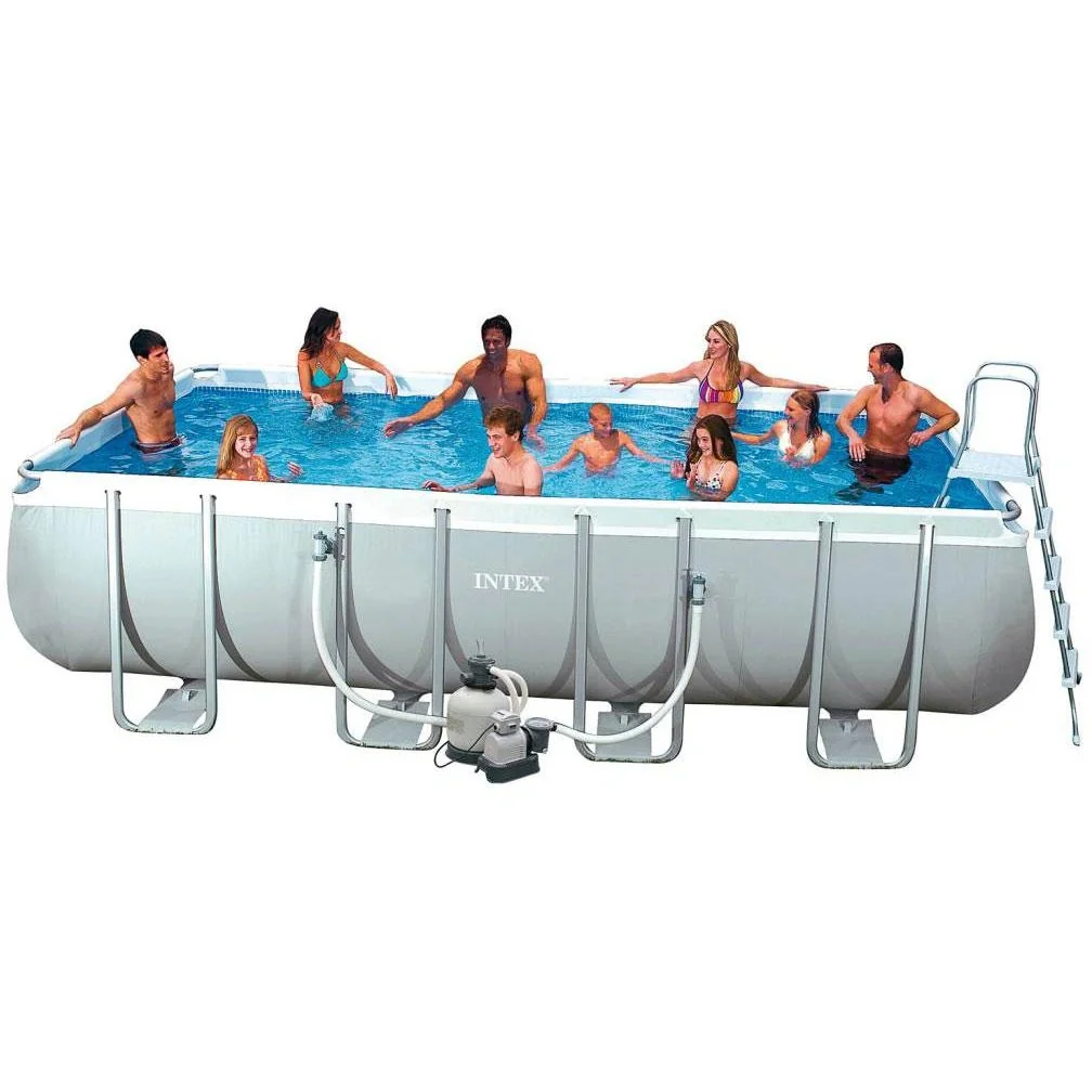 Ultraframe 549x274x132 cm Rechteck-Pool mit Sandfilterpumpe - 1