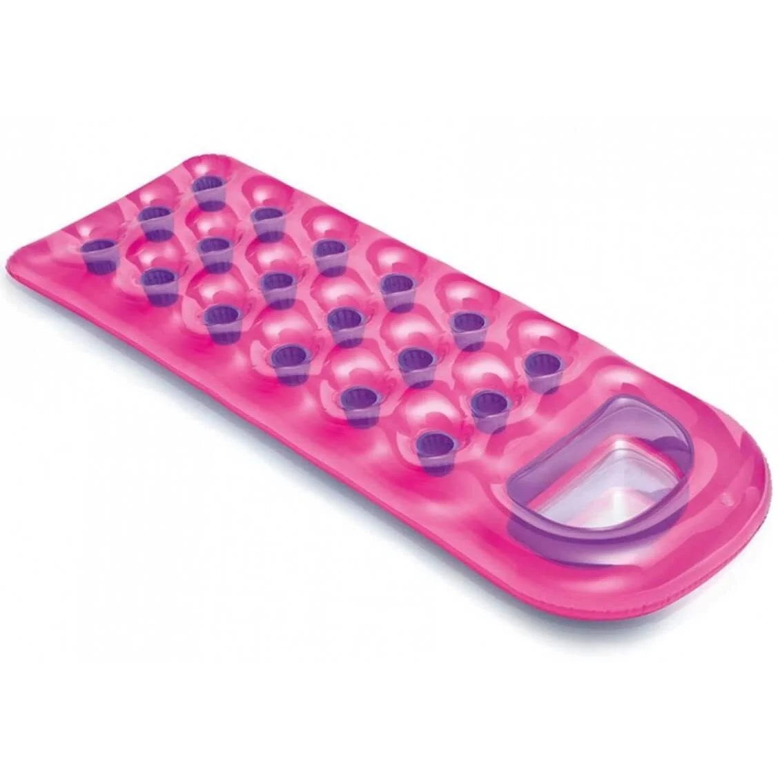 Airbed mit Cupholder-Rosa - 1