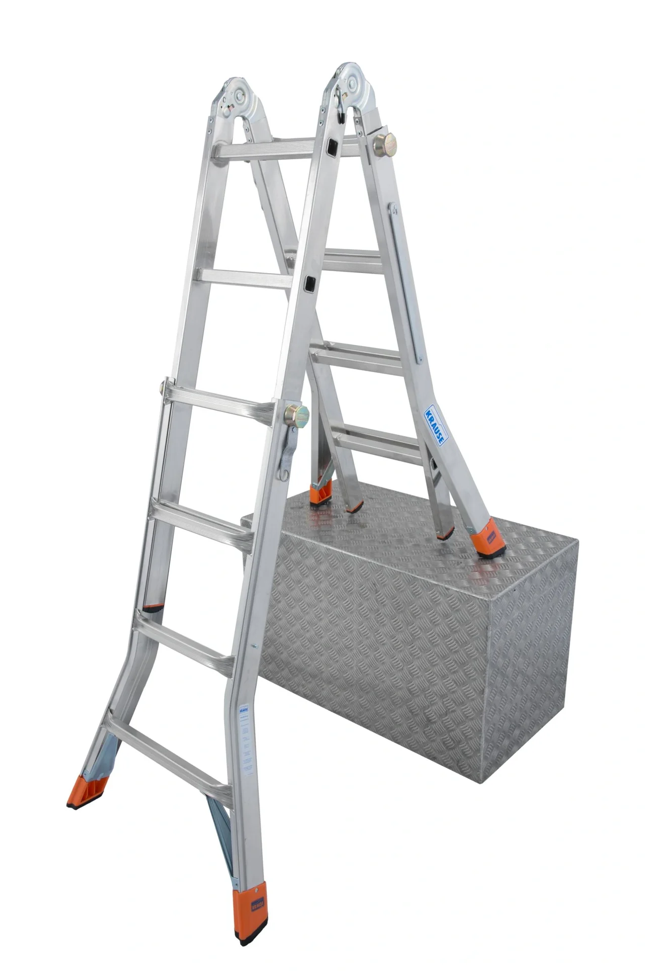 Gelenk Teleskopleiter Alu 4 x 4 Sprossen - 3