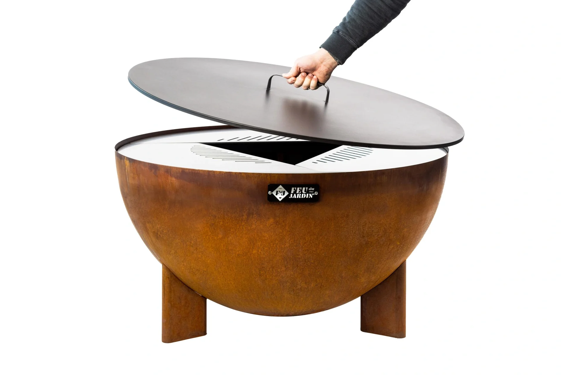 Metalldeckel schwarz für Fyro 80 und TopUp - 5