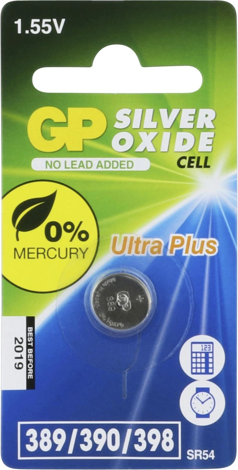 Silberoxid Uhrenbatterie SR54 - 1 Stück - 2