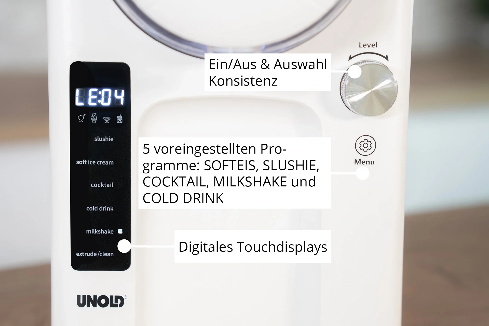 Slush- & Softeismaschine Sofie, 2in1 - 6