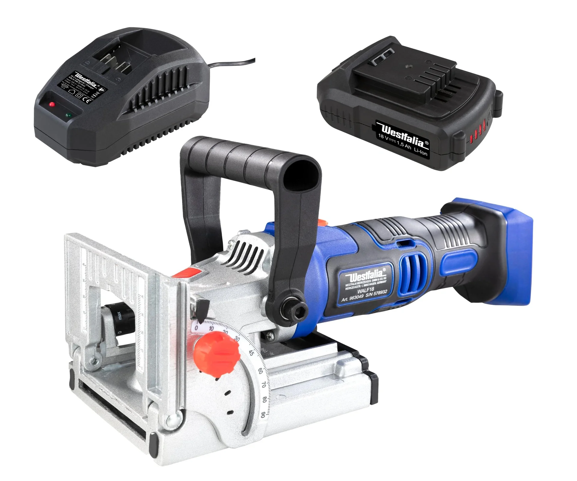 Lamellendübelfräse mit Akku und Ladegerät - 2