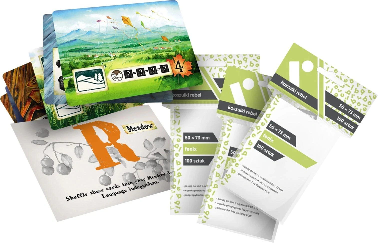 Gesellschaftsspiel Meadow - Cards & Sleeves Pack ( Erweiterung ) - 4