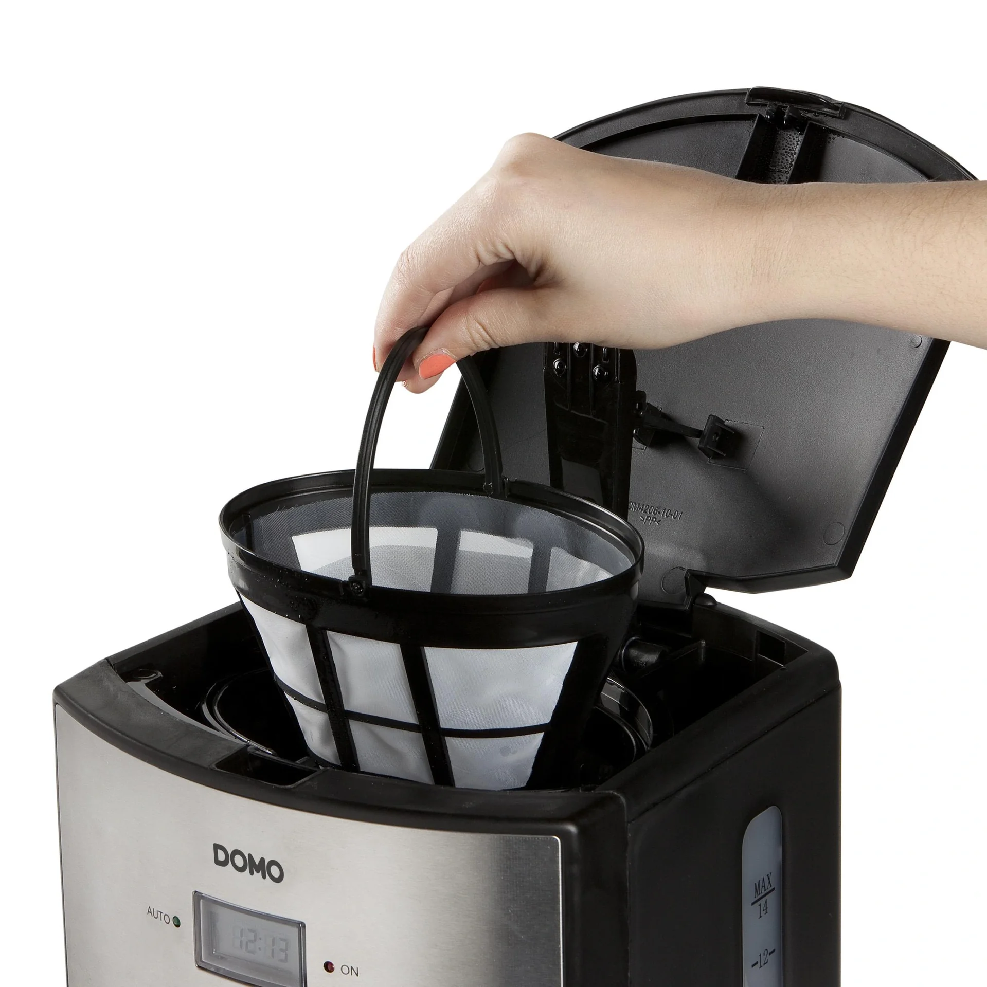 Kaffeeautomat 1,2 L mit Thermokanne, Edelstahl - 2