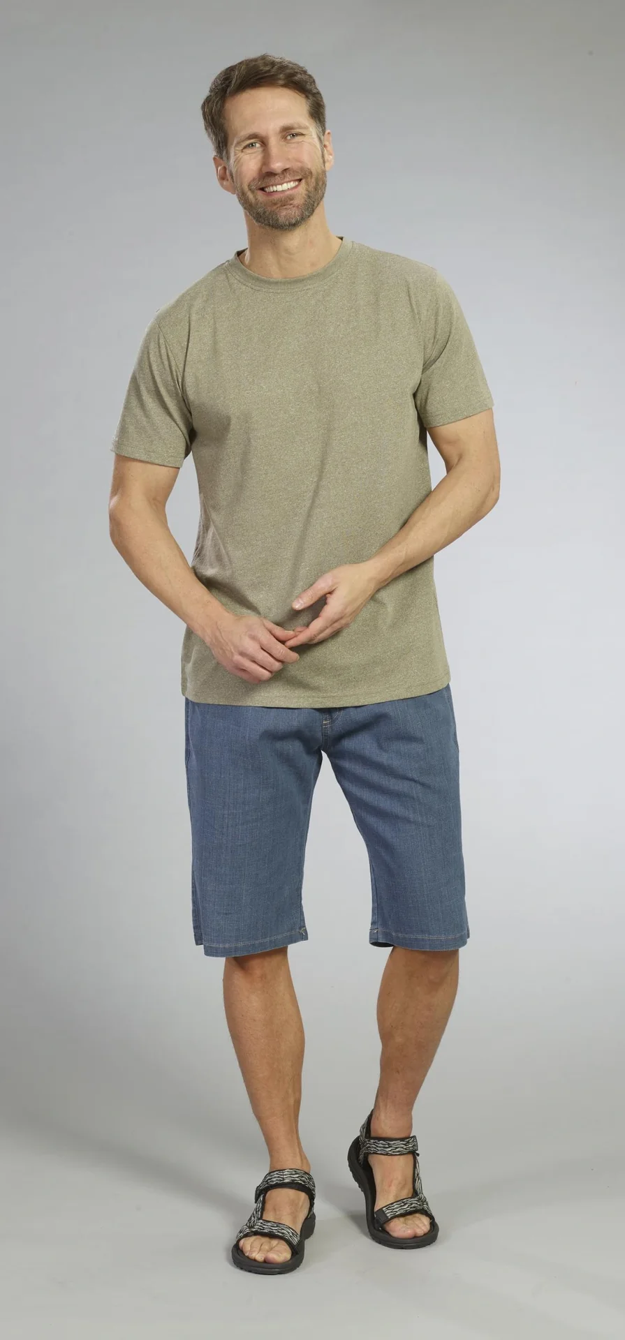 Funktionsshirt, Farb blau melange, Gr.XL - 1