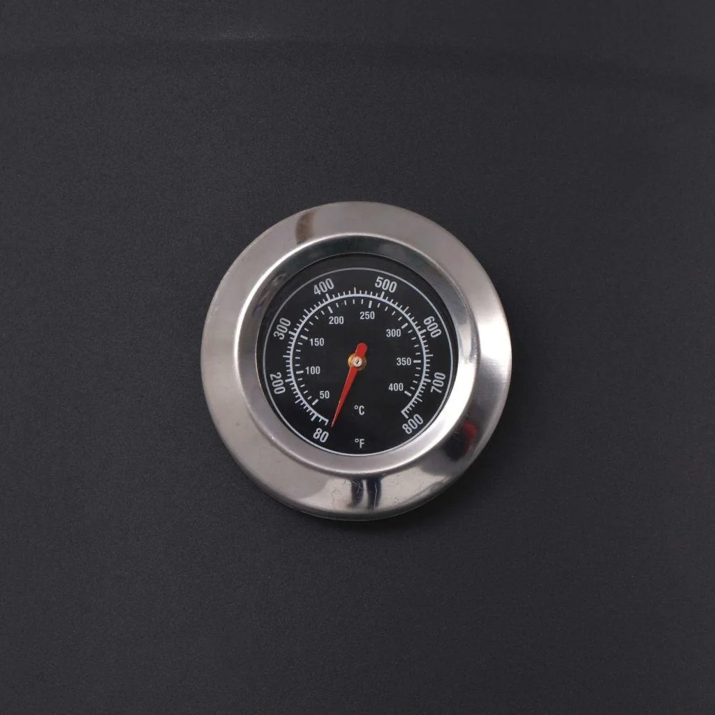 Holzkohlegrill mit unterer Ablage XXXL schwarz - 3