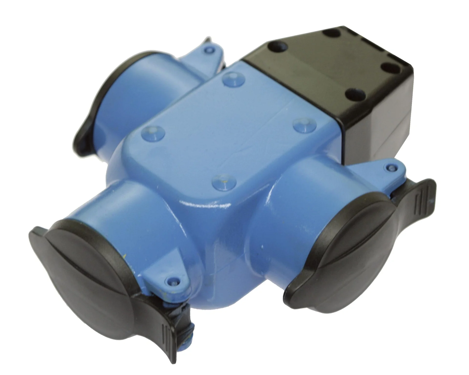 Gummi Kupplung 3-fach - IP 44 - 16 A / 250V / max. 3680 W - 1