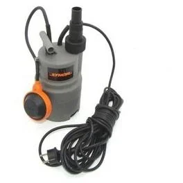 Tauchpumpe - 400W - 6000 l/h MIT 15-Meter-Gartenschlauch inklusive Sprinkler und Armaturen UND 1"-Hahn - 8