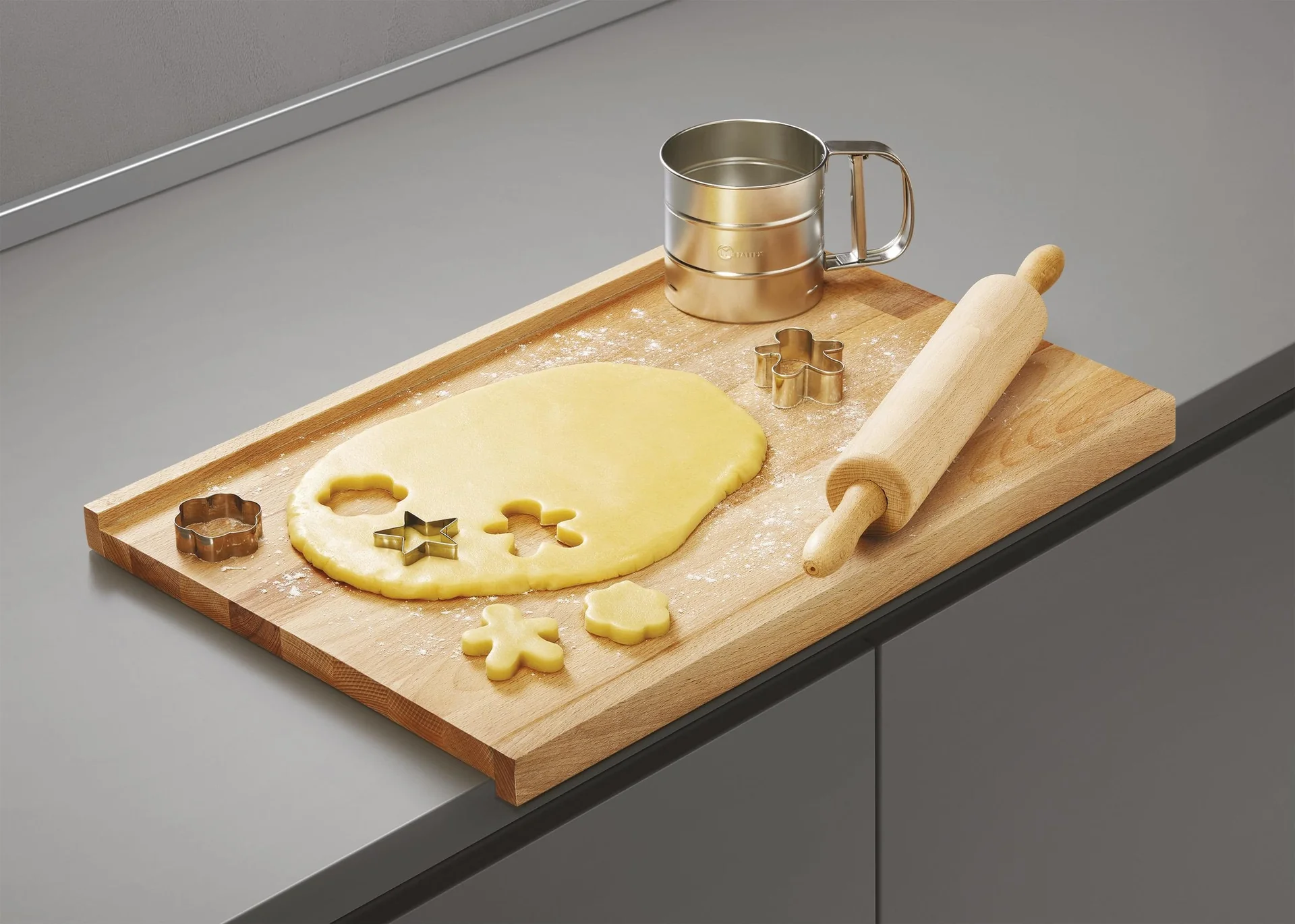 Doppelseiten Arbeits- und Backbrett in 2 Größen - 8