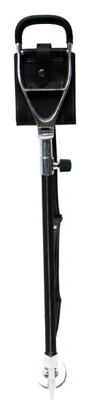 Leichter Sitzstock mit Ledersitzfläche - 2