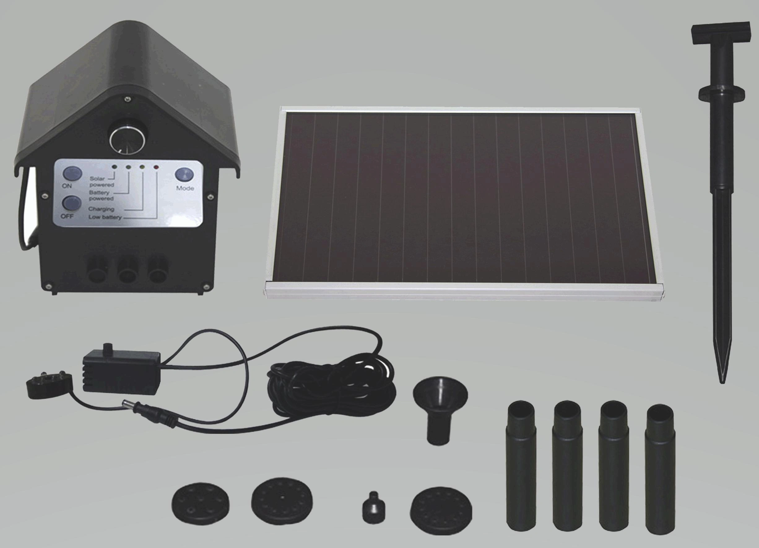 Solar-Wasserspiel "SPS 250/6" - bis 250 l/h Fördermenge - 1