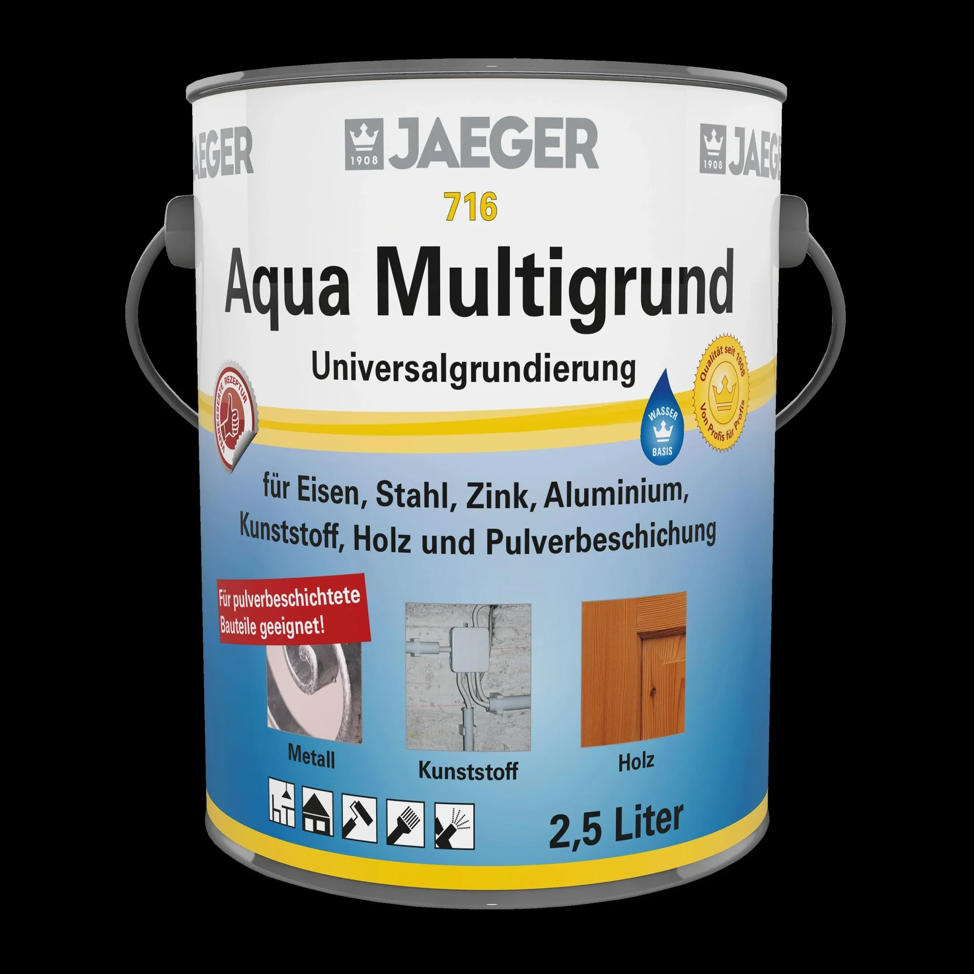 Aqua Multigrund weiß, 2,5 l - 2