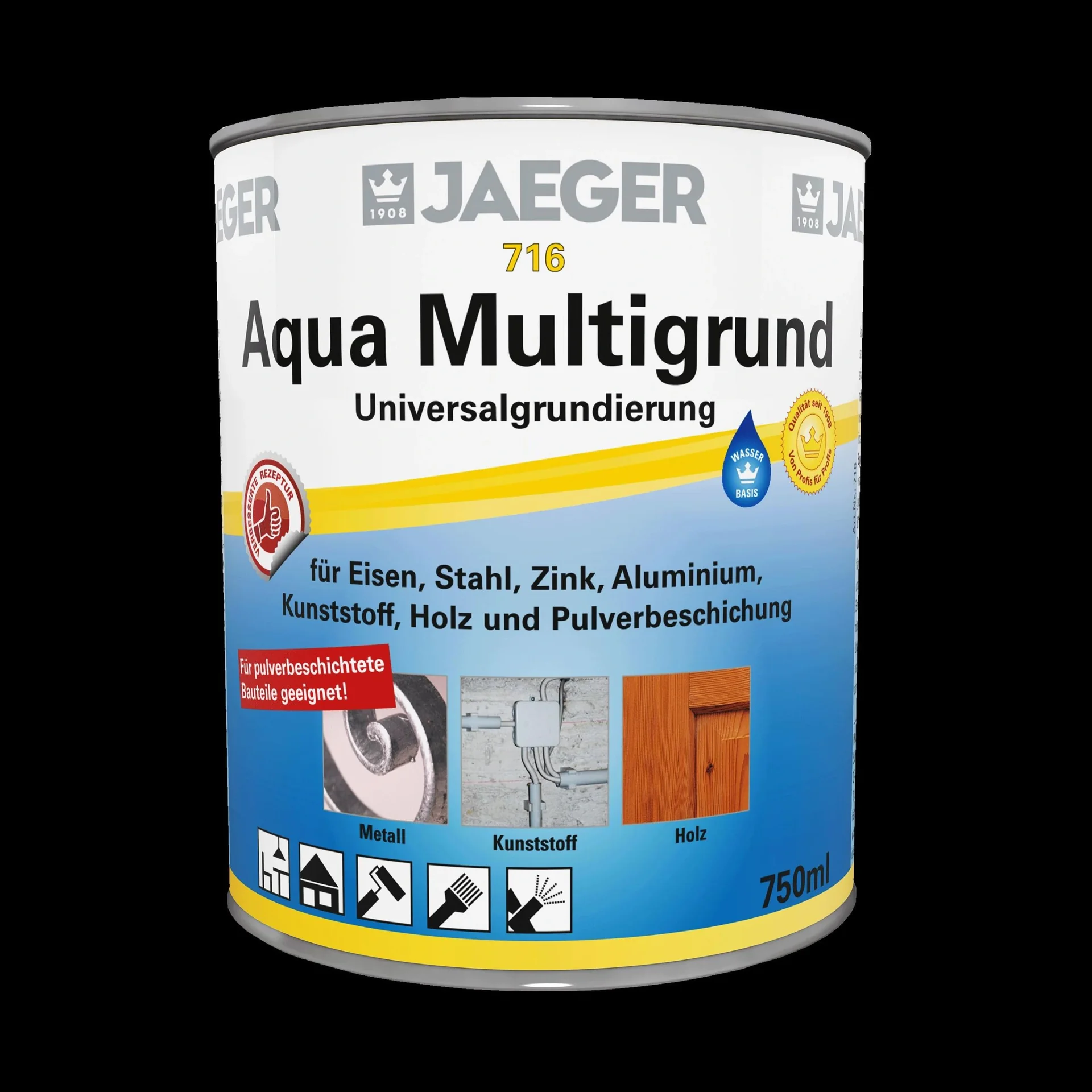 Aqua Multigrund weiß, 750 ml - 1