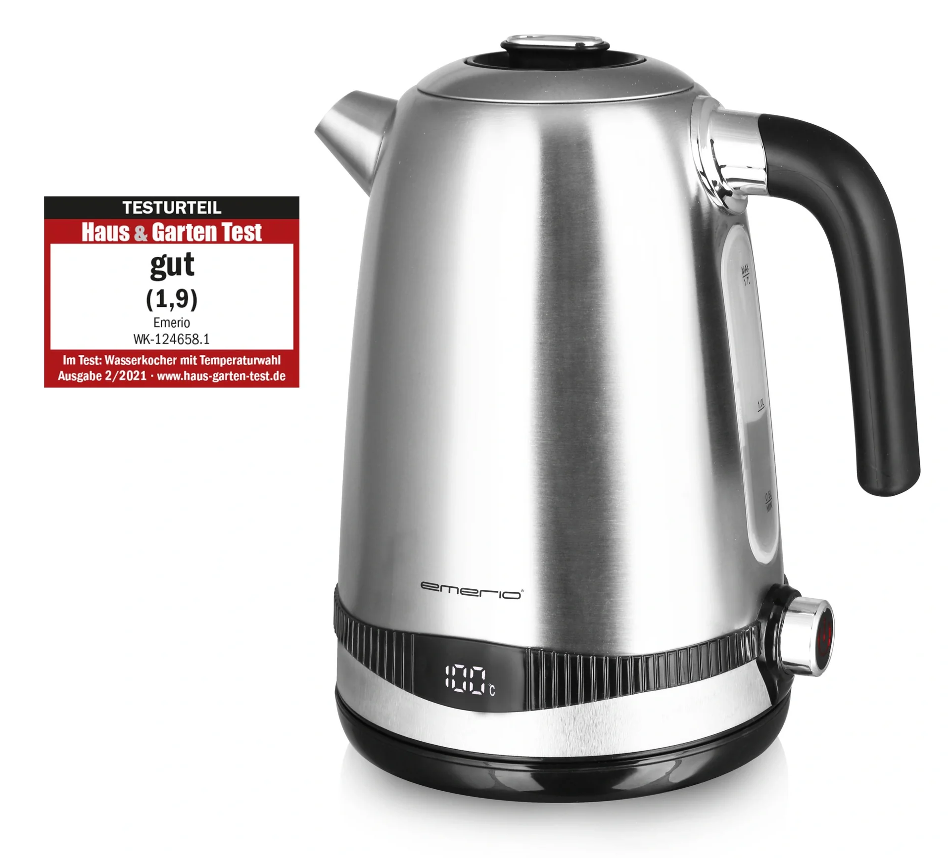Wasserkocher mit Temperaturwahl, 1,7 l - 5