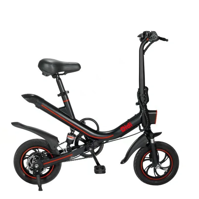 Unisex Mini-E-Faltrad, 12 Zoll, Automatikschaltung, schwarz, "Didi" Fun - 5