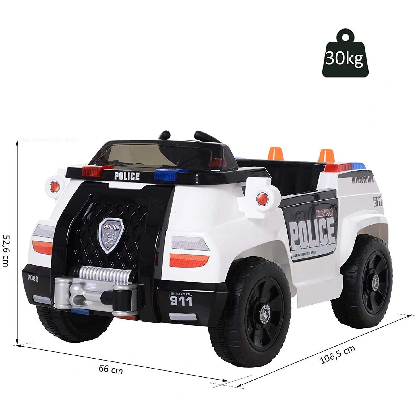 Kinder Polizeiauto mit Fernbedienung - 9